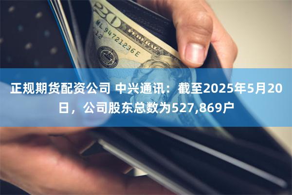 正规期货配资公司 中兴通讯：截至2025年5月20日，公司股东总数为527,869户