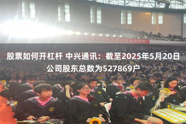 股票如何开杠杆 中兴通讯：截至2025年5月20日公司股东总数为527869户