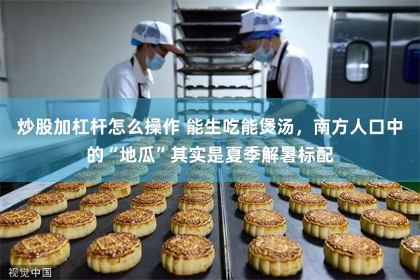 炒股加杠杆怎么操作 能生吃能煲汤，南方人口中的“地瓜”其实是夏季解暑标配