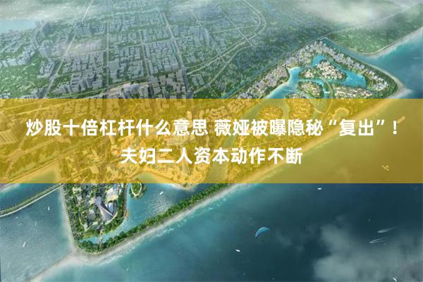 炒股十倍杠杆什么意思 薇娅被曝隐秘“复出”！夫妇二人资本动作不断