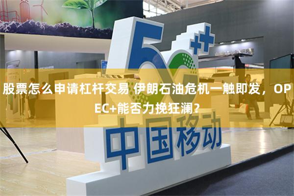 股票怎么申请杠杆交易 伊朗石油危机一触即发，OPEC+能否力挽狂澜？