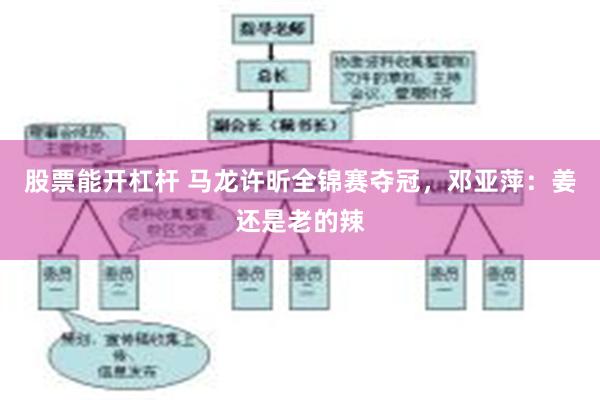 股票能开杠杆 马龙许昕全锦赛夺冠，邓亚萍：姜还是老的辣