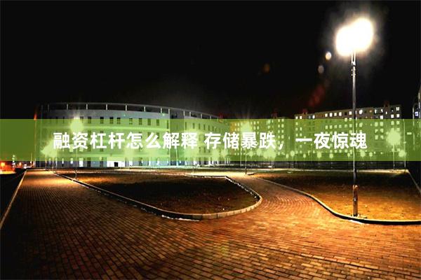 融资杠杆怎么解释 存储暴跌，一夜惊魂