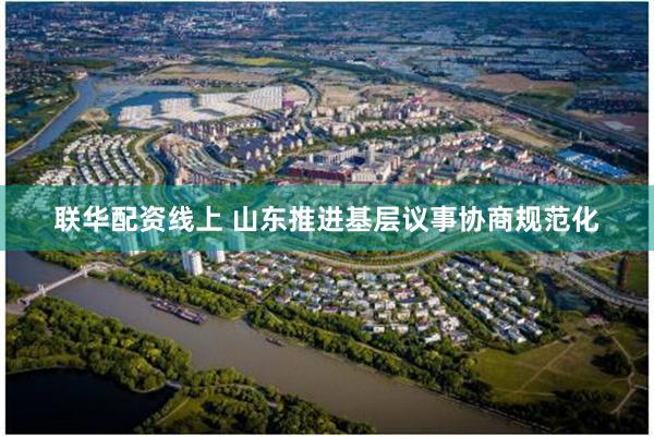联华配资线上 山东推进基层议事协商规范化
