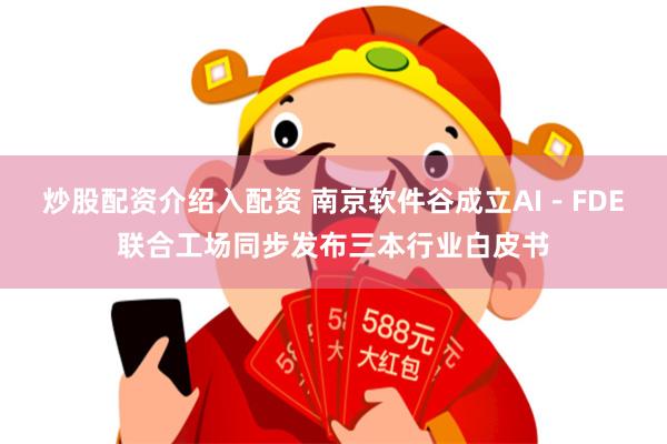 炒股配资介绍入配资 南京软件谷成立AI－FDE联合工场同步发布三本行业白皮书